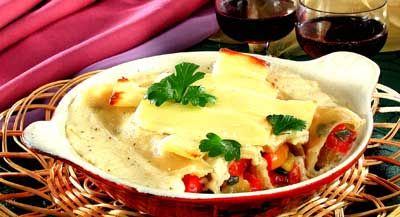 Каннеллони со сладким перцем